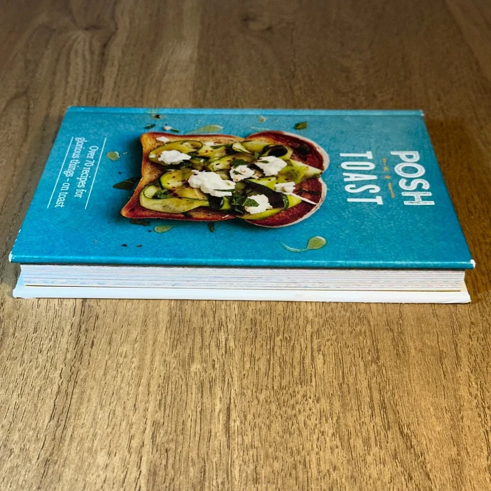 Quadrille Posh Toast Cookbook Good Unisex OS Blue Hardcover 70+ Recipes